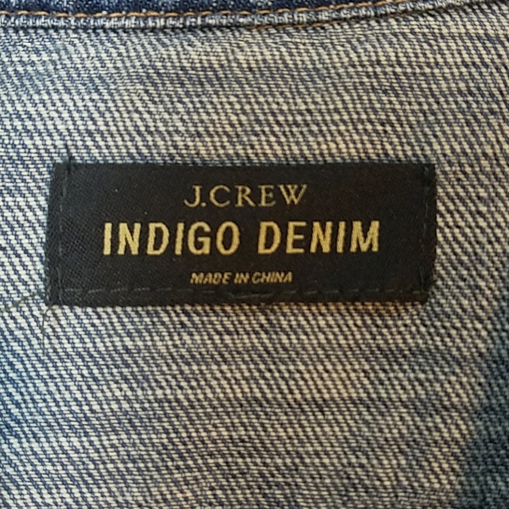 J Crew Indigo Denim Vest - Picture 6 of 7